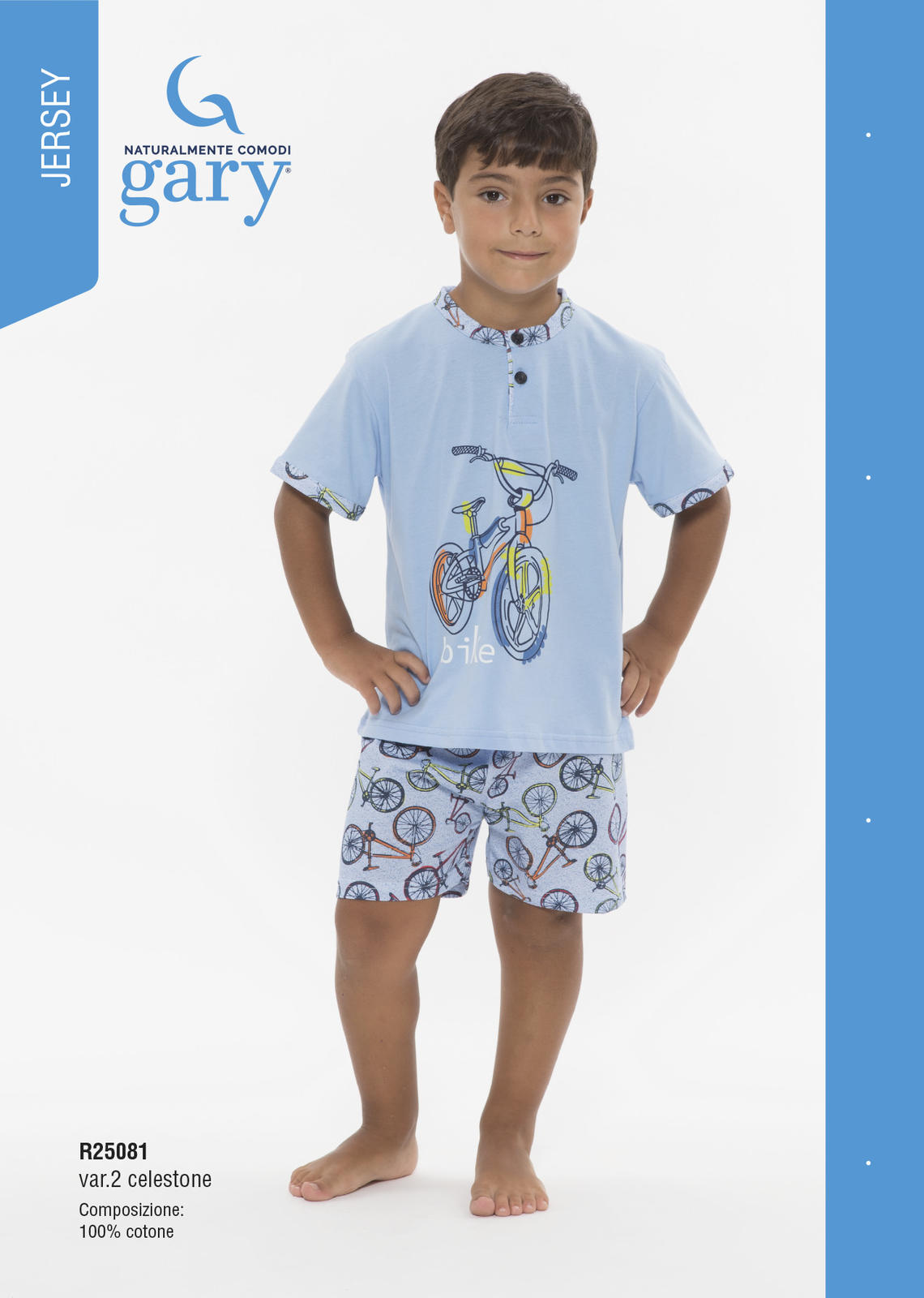 BOY'S PAJAMAS S/M R25081 Tellini S.r.l. Wholesale Clothing